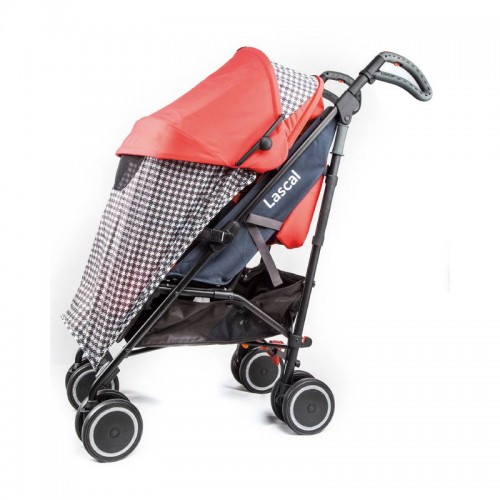 LASCAL M1 Buggy Stroller - Red/ Black